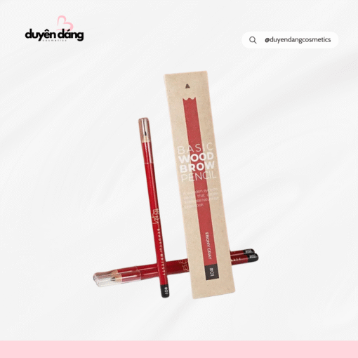 Chì Kẻ Chân Mày BOM Basic Wood Brown Pencil