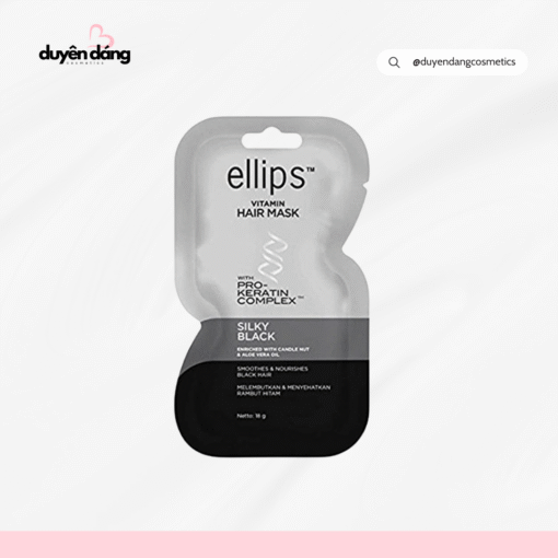 Kem Ủ Giúp Tóc Đen Suôn Mượt Ellips Vitamin Hair Mask Silky Black