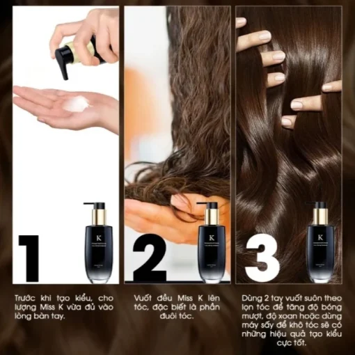 Sữa Dưỡng Giữ Nếp Tóc Uốn Dream Trend K Volume Curl Cream - Hình ảnh 5
