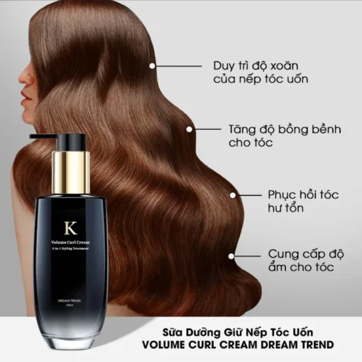 Sữa Dưỡng Giữ Nếp Tóc Uốn Dream Trend K Volume Curl Cream - Hình ảnh 3