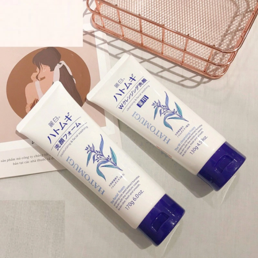 Sữa Rửa Mặt Chiết Xuất Ý Dĩ Hatomugi Cleansing & Facial Washing - Hình ảnh 3